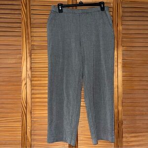 Croft &‎ Barrow Gray Pull On Elastic Waist 12 Petite Pants